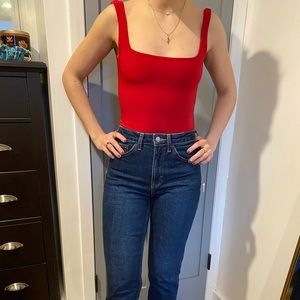 Red Bodysuit